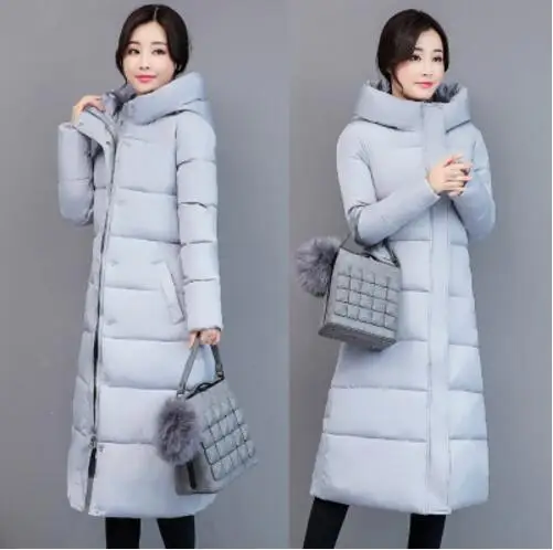 

Fdfklak Winter Jacket Women New 2020 Casual Long Winter Coat Women Cotton-padded Hooded Parka Female Thick Coats manteau femme