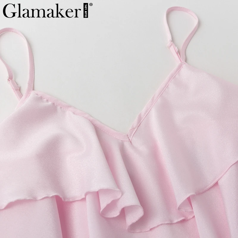 Glamaker, шифоновый, с открытой спиной, с рюшами, синий, сексуальный, Мини Сарафан, для женщин, для отдыха, Пляжное Платье, женское, повседневное, для вечеринки, летнее, Клубное платье, vestido