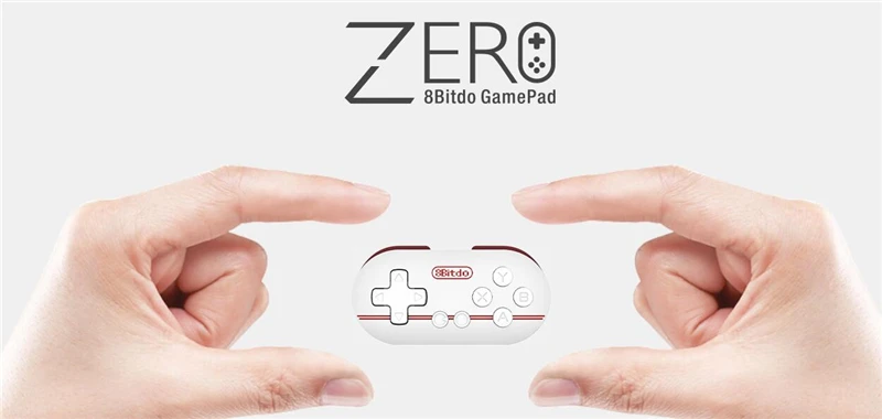 DHL FedEx доставка 8Bitdo ZERO мини контроллер портативный Bluetooth Белый беспроводной