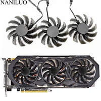 3pcslot 75mm pld08010s12h gtx970 vga gpu cooler fan apply for gigabyte gv n970wf3 gv n970g1 gaming graphics cards asreplacement