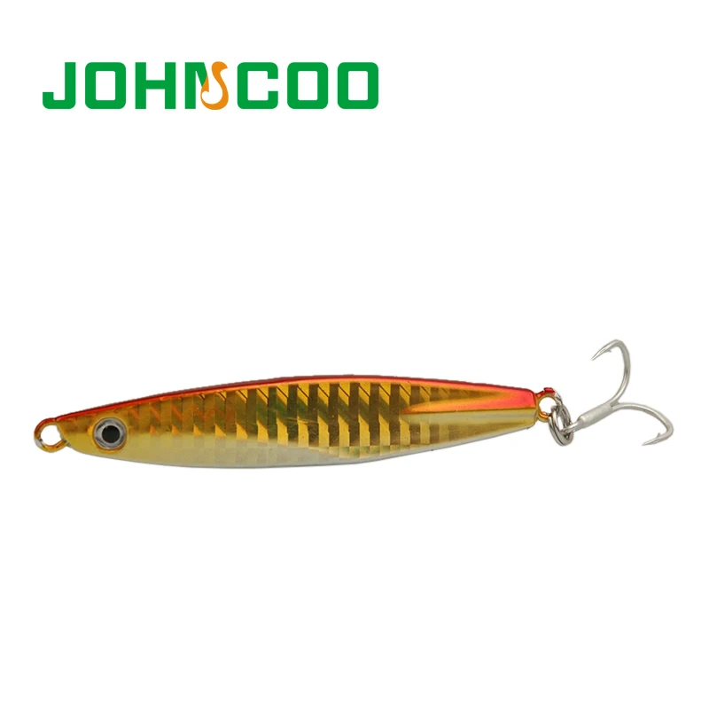 1pc 78mm 30g Metal Lures with Treble Hook Fishing Lure Spoon Hard Bait | Спорт и развлечения