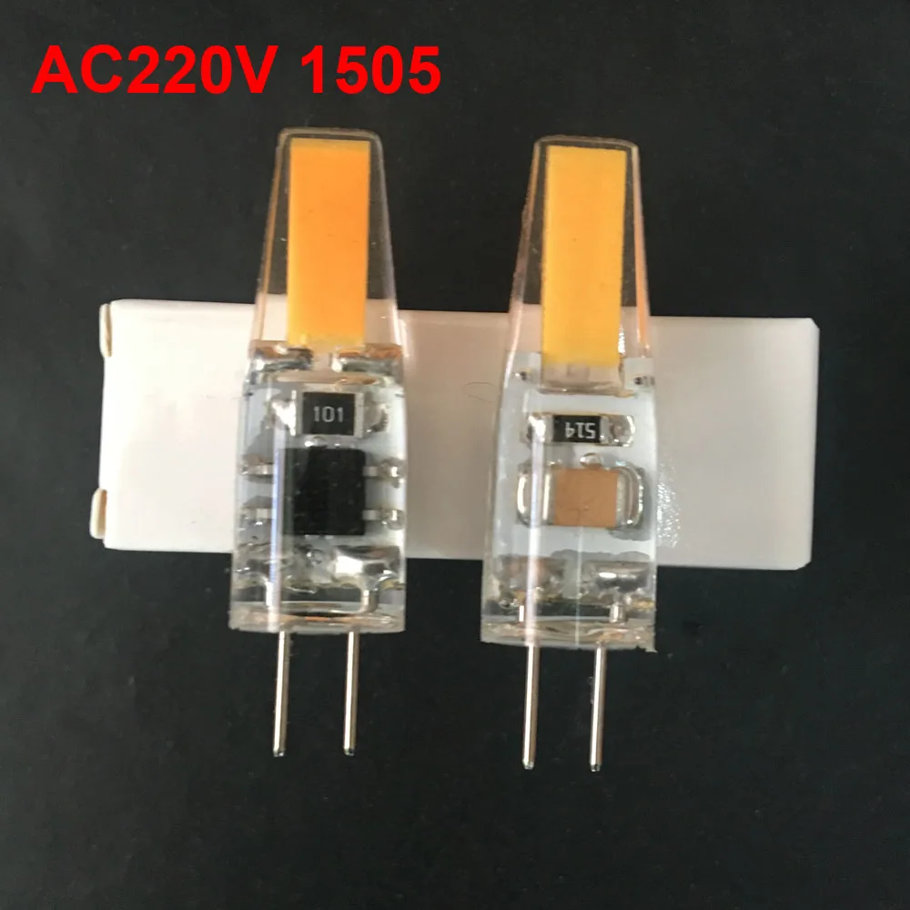 6 шт. мини G4 лампа AC220V DC12V AC12V затемняемый светодиодный COB G4 лампа 3 Вт 6 Вт теплый светильник супер белый цвет заменить галогенный светильник 20 Вт 40 Вт