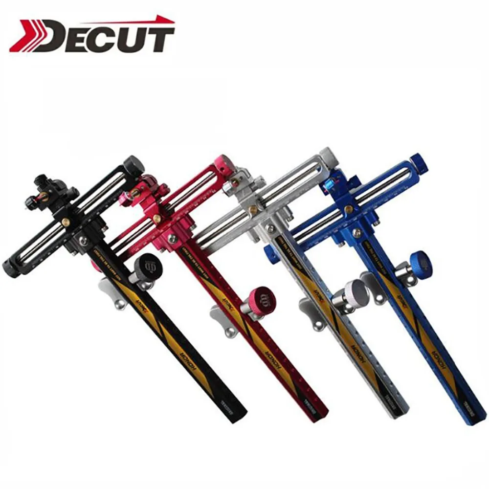 DECUT 1 pin изогнутый лук прицел Алюминиевый сплав правая левая рука Цель Точка