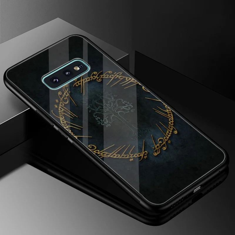 Glass Soft Lord Of The Rings Hobbit Gandalf Case Cover for Samsung Galaxy S7 Edge S8 S9 Plus S10 Note 8 9 | Мобильные телефоны и