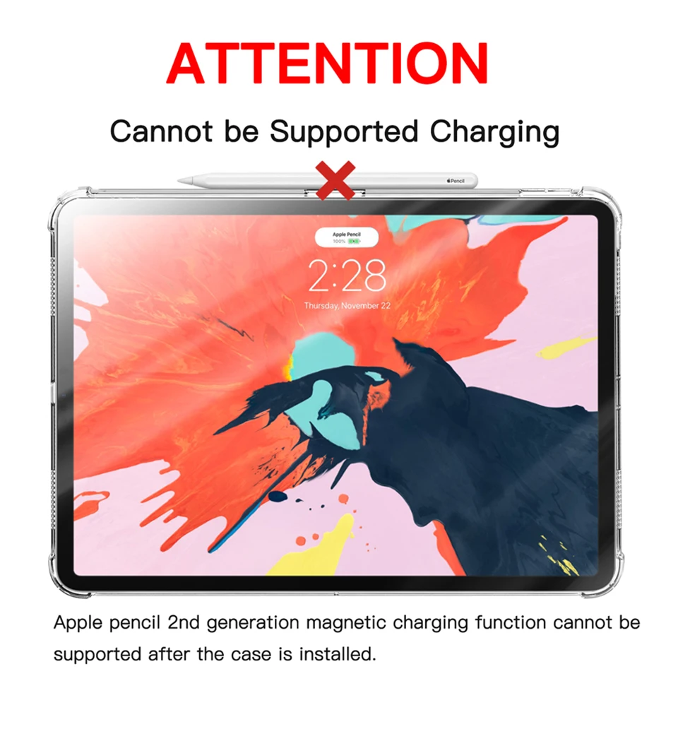 PZOZ для iPad 2/3/4 Силиконовый противоударный чехол прозрачный ТПУ для Apple, iPad 9,7 Air 2 Pro 10,5 Mini 4 3 2 1 чехол