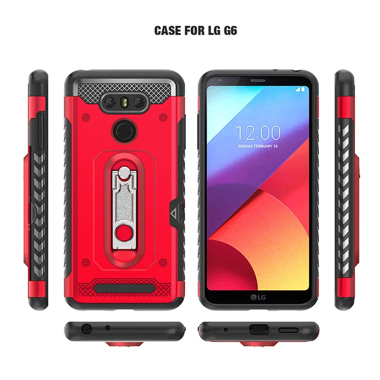 Для LG G6 G7 G8 Чехол Прочный Гибридный матовый противоударный силиконовый защитный