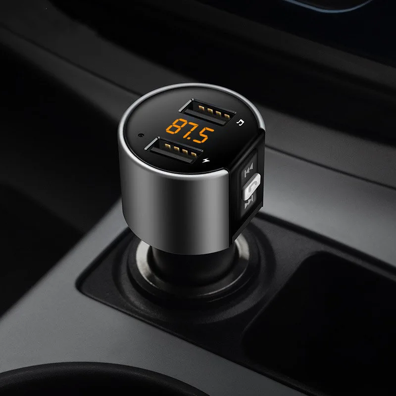 Bluetooth FM передатчик автомобильный MP3 модулятор Handsfree Bluetooth автомобильный комплект прикуриватель двойной USB Bluetooth Автомобильный