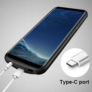 Портативный беспроводной Чехол Newdery для samsung galaxy S8, 5000 мА/ч, чехол для зарядки samsung s8 plus, 5000 мА/ч