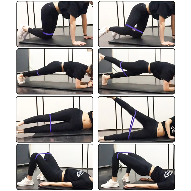 Сопротивление Группы Упражнение Эластичная лента тренировки Ruber Петля Crossfit