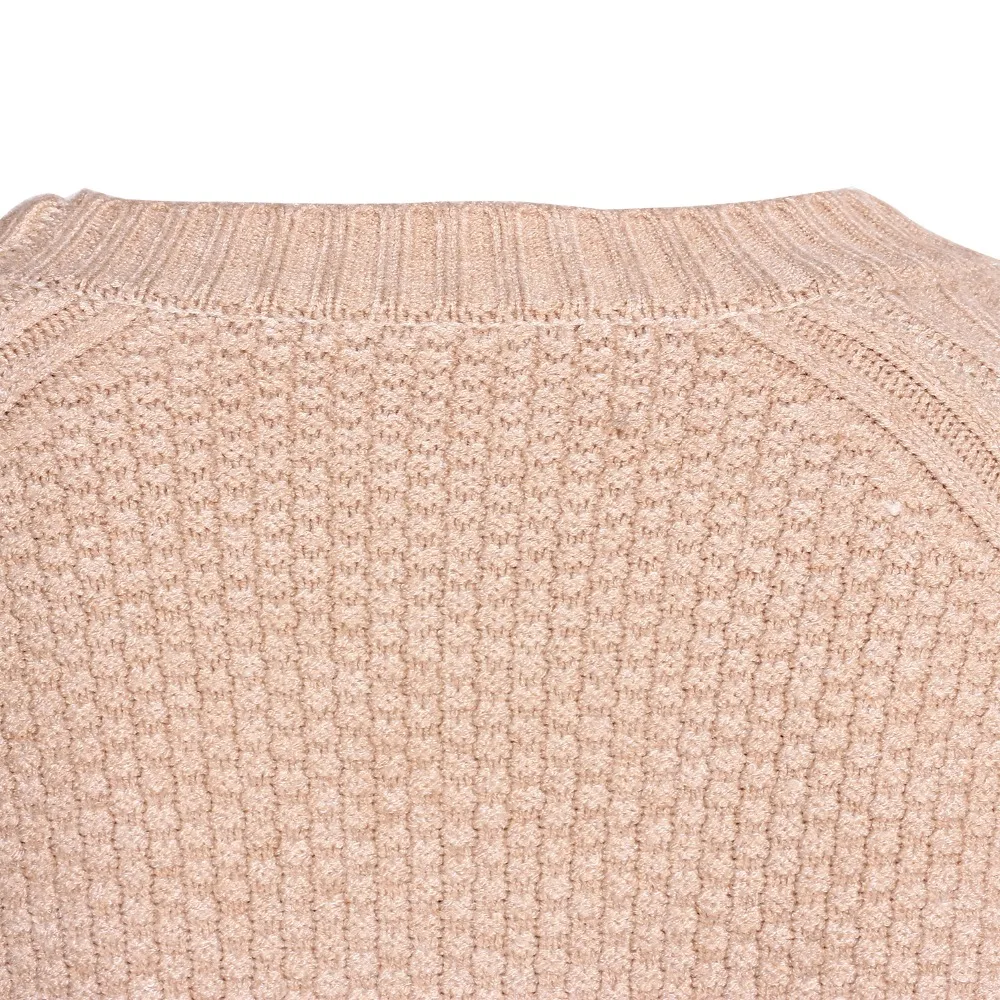 С длинным рукавом вязаный свитер осень-зима Мода 2018 Повседневное Свободные