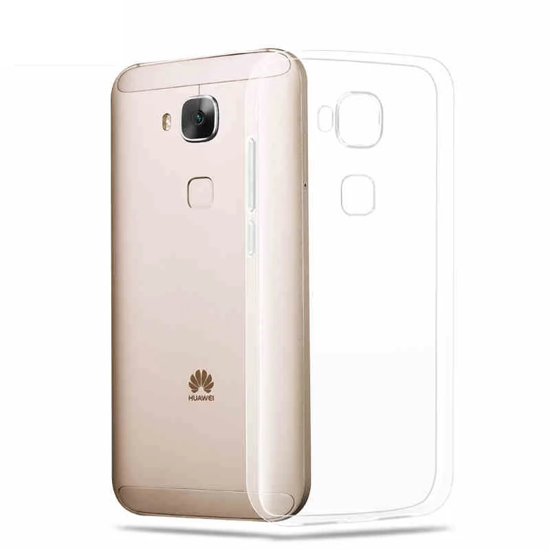Huawei G7 Plus 5.5 Дюймов прозрачный ТПУ мягкий чехол для плюс Чехол телефона G 7 g7plus