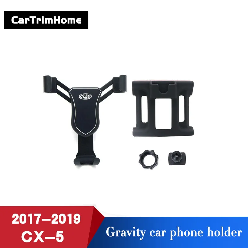 2017 2018 2019 CX 5 Аксессуары для Mazda CX5 Телефон держатель Gravity мобильного телефона