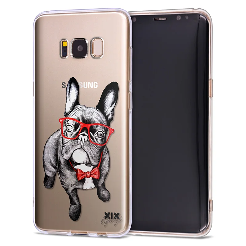 Мягкий чехол из ТПУ с узором для samsung Galaxy S8 чехол собак для samsung S9 чехол для samsung S7 край S8 S9 S10e S10 плюс J3 J5 J7 - Цвет: 13