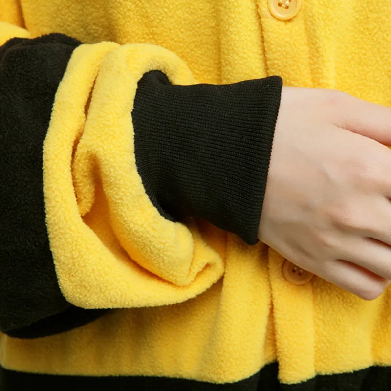 Костюм для хеллоуина женщин пчела косплей взрослых унисекс животные комбинезоны