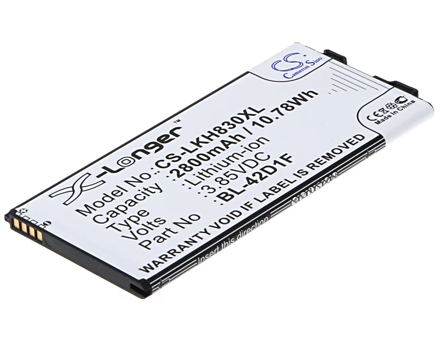 Аккумулятор Cameron Sino на 2800 мАч для LG AS992 G5 Lite SE H820 H830 H840 H845 H848 H850 LS992 RS988 US992 VS987|2800mah