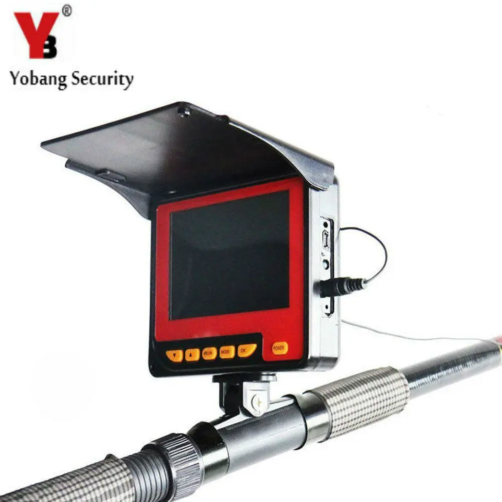 YobangSecurity 4 3 дюймовый монитор 1000tvl Hd подводная рыболовная камера рыболокатор видео