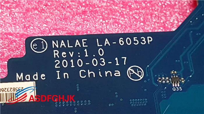 Используется для материнской платы ноутбука Toshiba Satellite L675 L675D K000103980 LA-6053P 100% TESED OK -