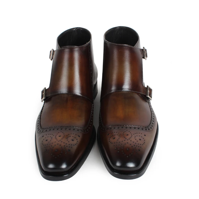 Мужские Ботильоны ручной работы Vikeduo коричневые ботильоны в стиле милитари из