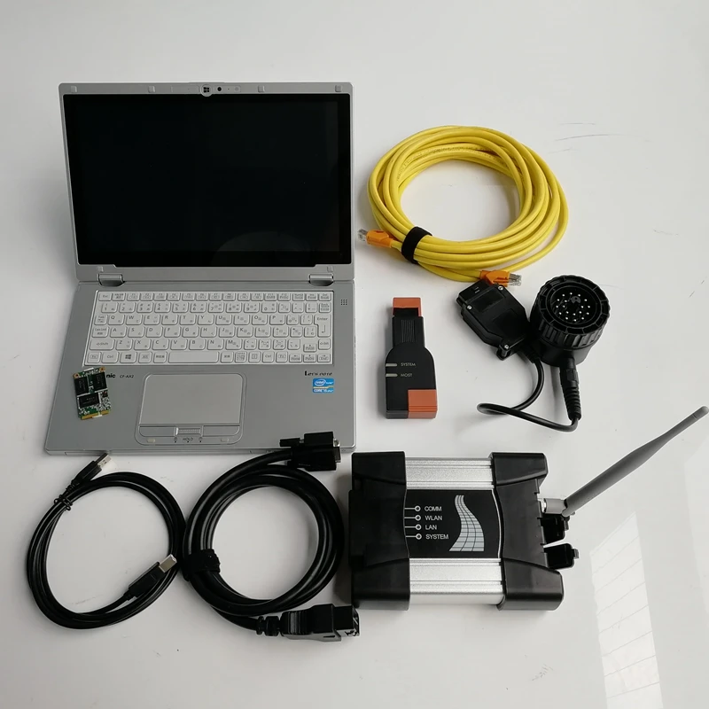 

Wifi Icom Next V12.2021 Software D 4.31 in 1TB mini SSD and Used Diagnostic laptop CF-AX2 I5 8G