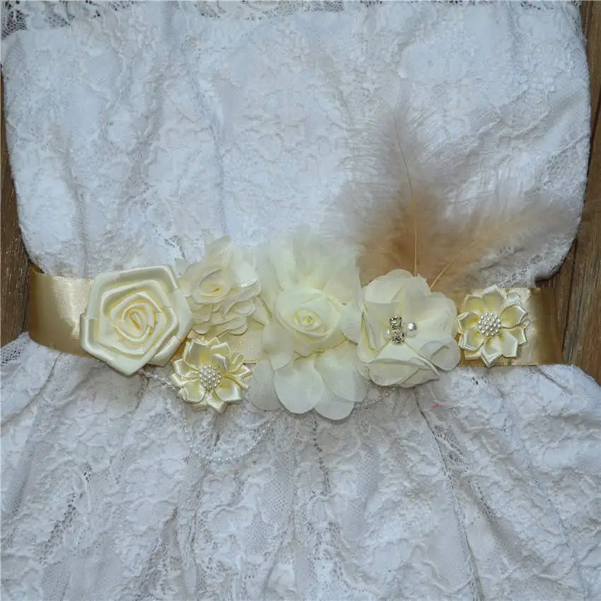 

Ladies Hand In Hand, Flower Belt, Bride, Pregnant Woman, Flower Boy Dress, Photo Waist.