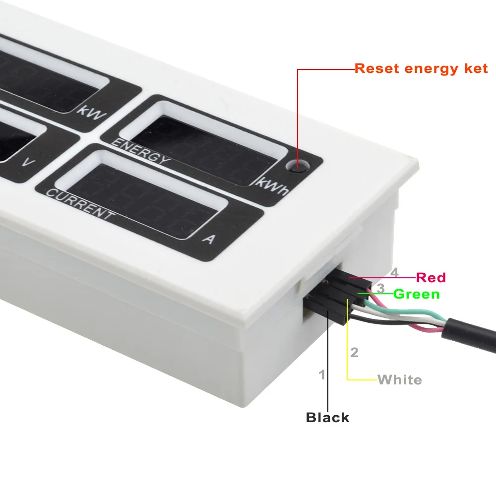 AC80 260V 100A измеритель мощности монитор вольтметр Амперметр счетчик энергии с
