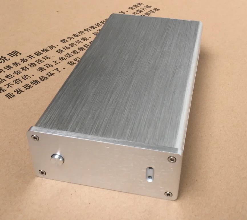 KYYSLB 1105 Diy маленький домашний аудио полностью алюминиевый усилитель мощности шасси коробка DAC декодер передний Chassi Усилитель чехол