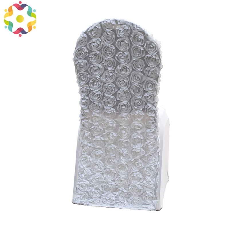 5 шт. универсальные чехлы для свадебных стульев растягивающаяся 3D Розетка