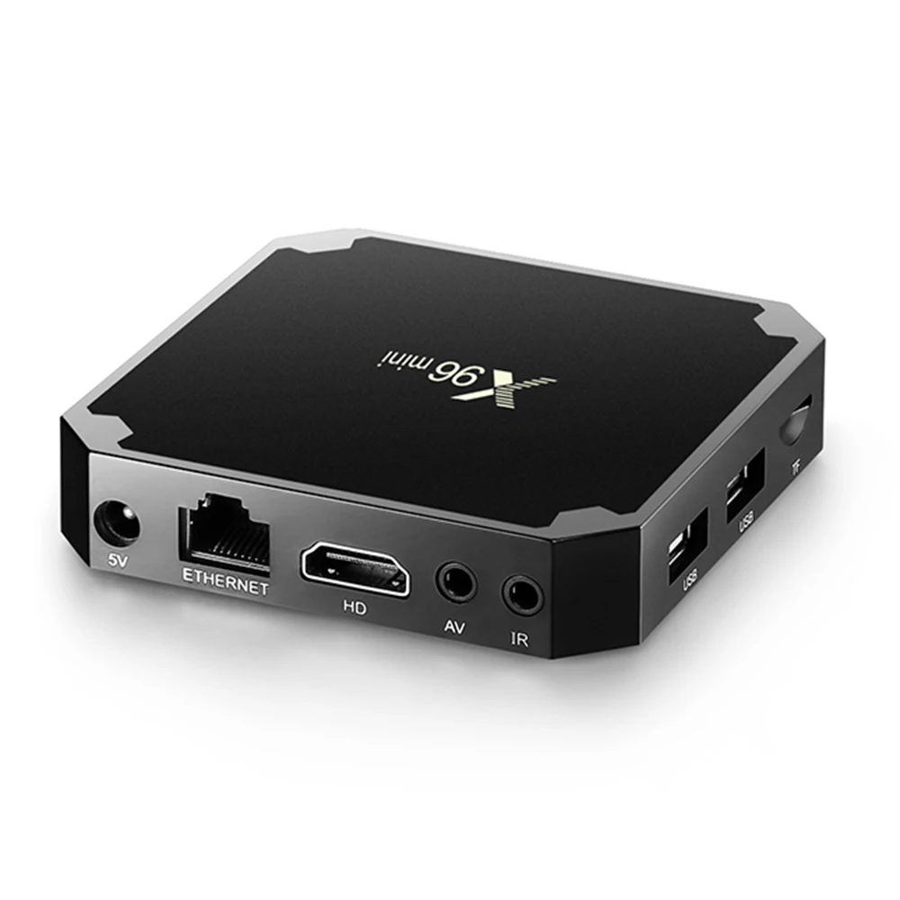 ТВ-приставка X96mini Android 7 1 16 ГБ DLNA Wi-Fi LAN HD медиаплеер европейская вилка/Amlogic S905W