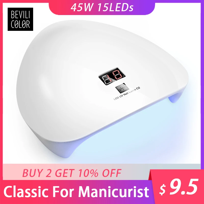 36 Вт УФ лампа для ногтей светодиодная сушки всех типов гель 15 светодиодов машина
