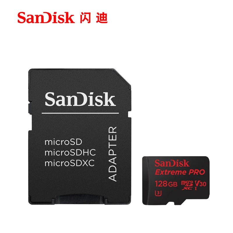 SanDisk Extreme Pro 32 GB карта памяти micro SD Card 64 128 microSD карты 95 МБ/с. Class10 U3 картао де memoria|cartao de