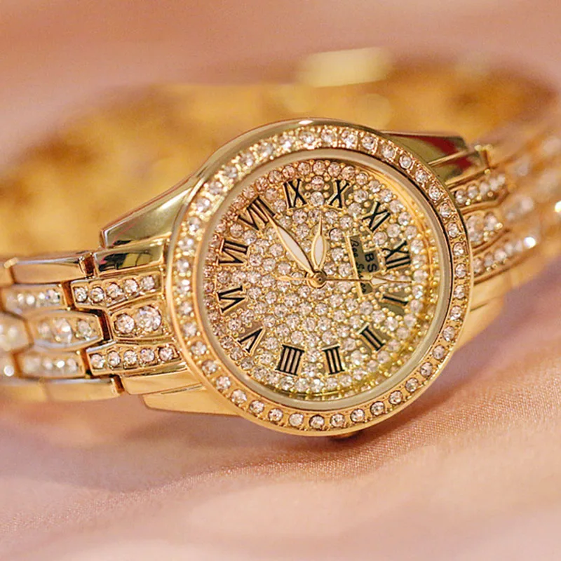 Женские кварцевые часы whatch роскошные из нержавеющей стали с розовым и серебряным