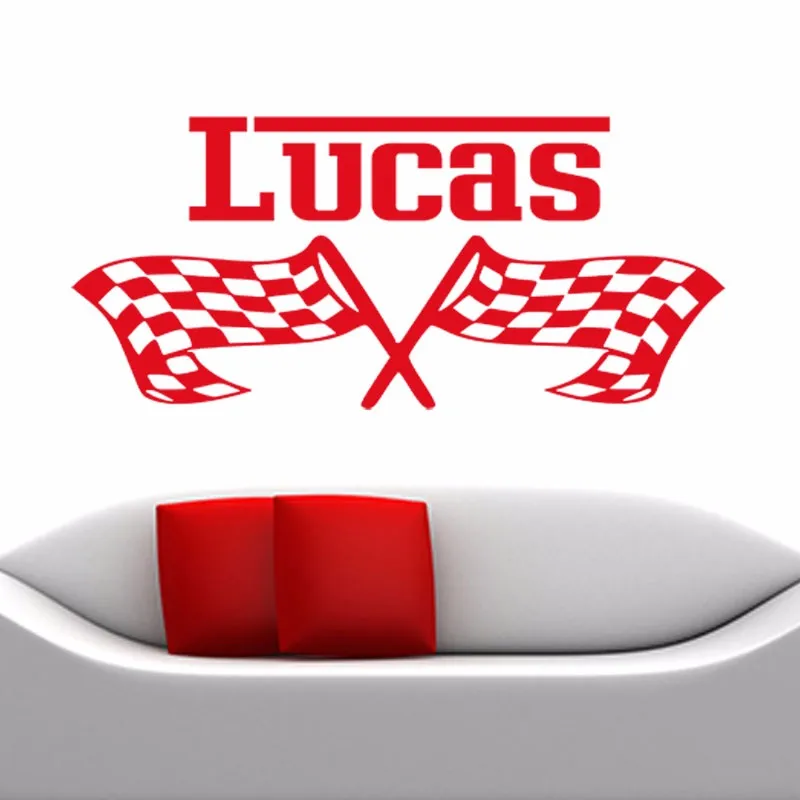 Новые специальные гонки флаги Индивидуальные персонализированные виниловые