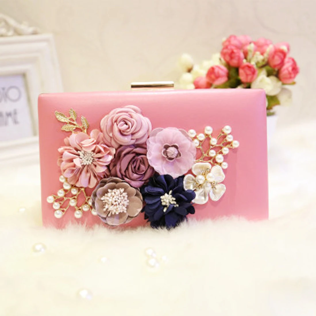 SFG HOUSE роскошная женская кожаная сумочка элегантная Летняя сумка с цветочным