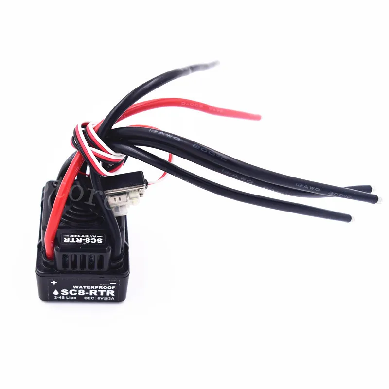Водонепроницаемый ESC SUPER BEC 6 в/3 А бесщеточный 2-4S Lipo NiMH 3674 мотор для 1/8 1/10 моделей