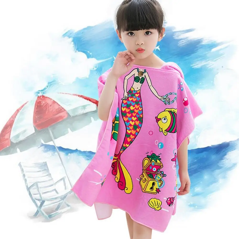 Детское дышащее полотенце из микрофибры с капюшоном|Полотенца| |