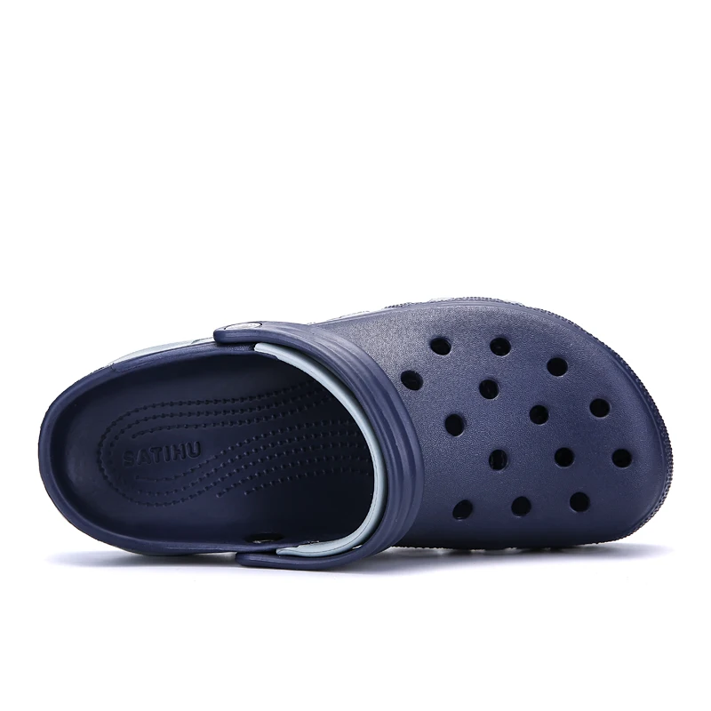 WEST уступа 2018 Летняя обувь Для мужчин Босоножки шлепанцы пляжные сандалии