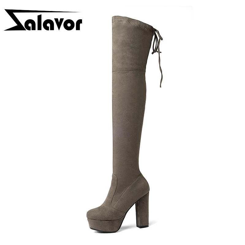 ZALAVOR/Новинка Лидер продаж Эластичные сапоги для молодых женщин Мягкие зимние