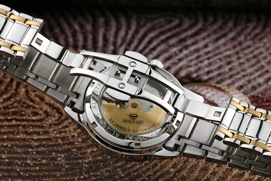 

Classic AILANG Brand Design Men Automatic Watches Self Wind Businessmen Stainless Steel Dress Wristwatch 3 Hands Relojes NW3293