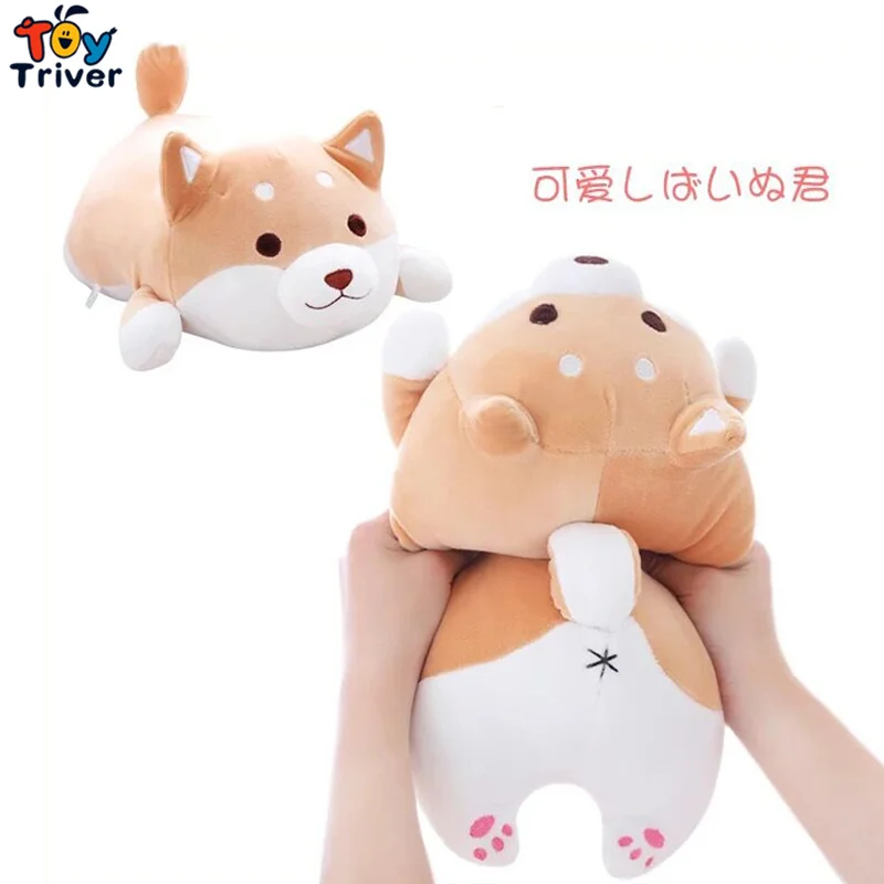 Kawaii Shiba Inu Plush Toy Puppy Stuffed Animal Doll Soft Pillow Cushion Baby Girls Kids Children Cute Birthday Gift Room Decor | Игрушки и