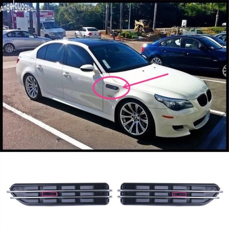 2 шт. для BMW 3 5 серии E60 M5 E39 E90 E46 F10 M3 E34 и т. Д. Боковое покрытие автомобильного выхода