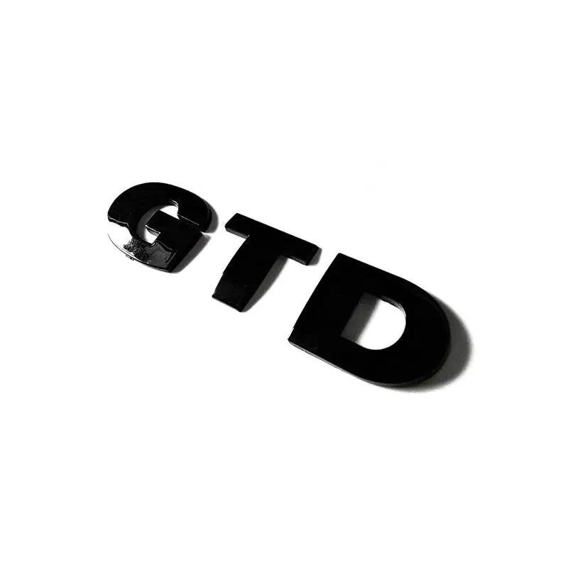 1 шт./лот Бесплатная доставка 3D пластиковая GTD Автомобильная эмблема значок