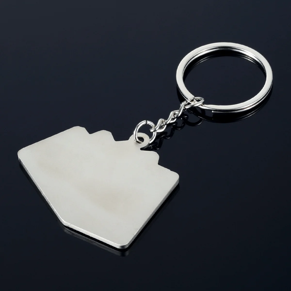 Indusleaves Creative Gift Personality Good Luck Spades Playing Cards Metal Keychain Advertising Keyring Pendant | Украшения и