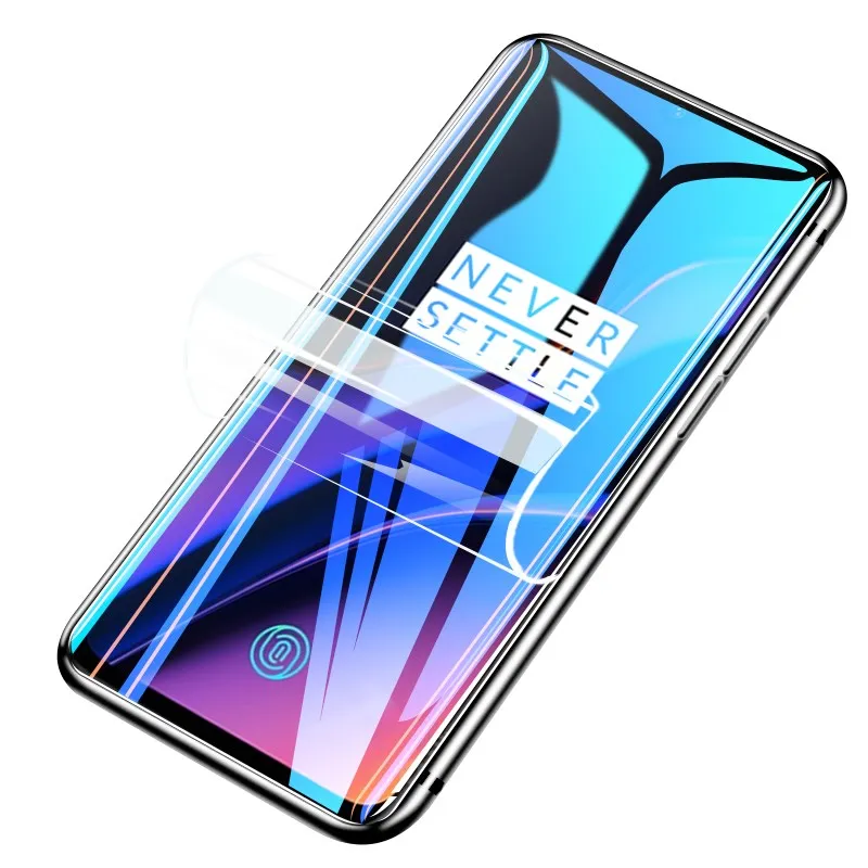 Мягкая защитная пленка на переднюю и заднюю панель для Oneplus 6T 1 + Гидрогелевая 7 pro