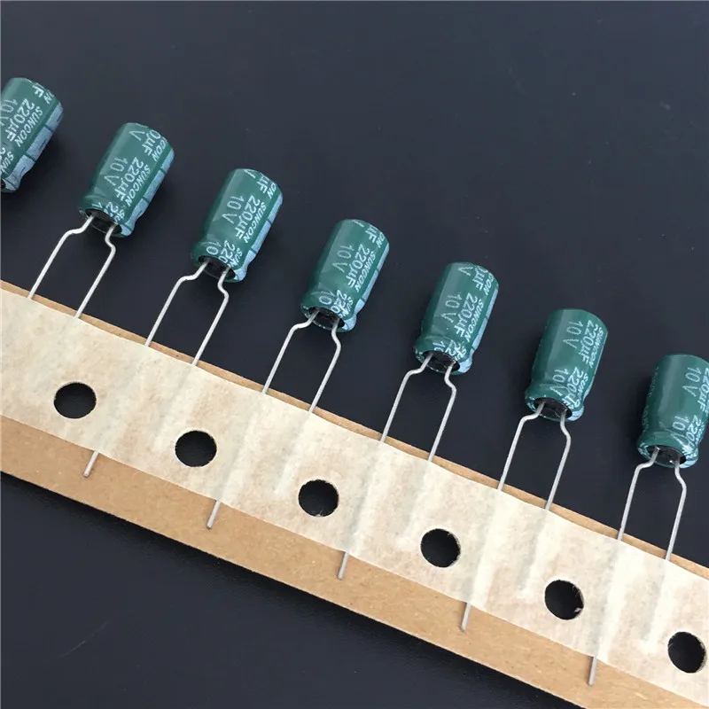 100pcs 220uF 10V SUNCON(SANYO) CZ Series 6.3x11mm 10V220uF Aluminum Electrolytic capacitor | Электронные компоненты и
