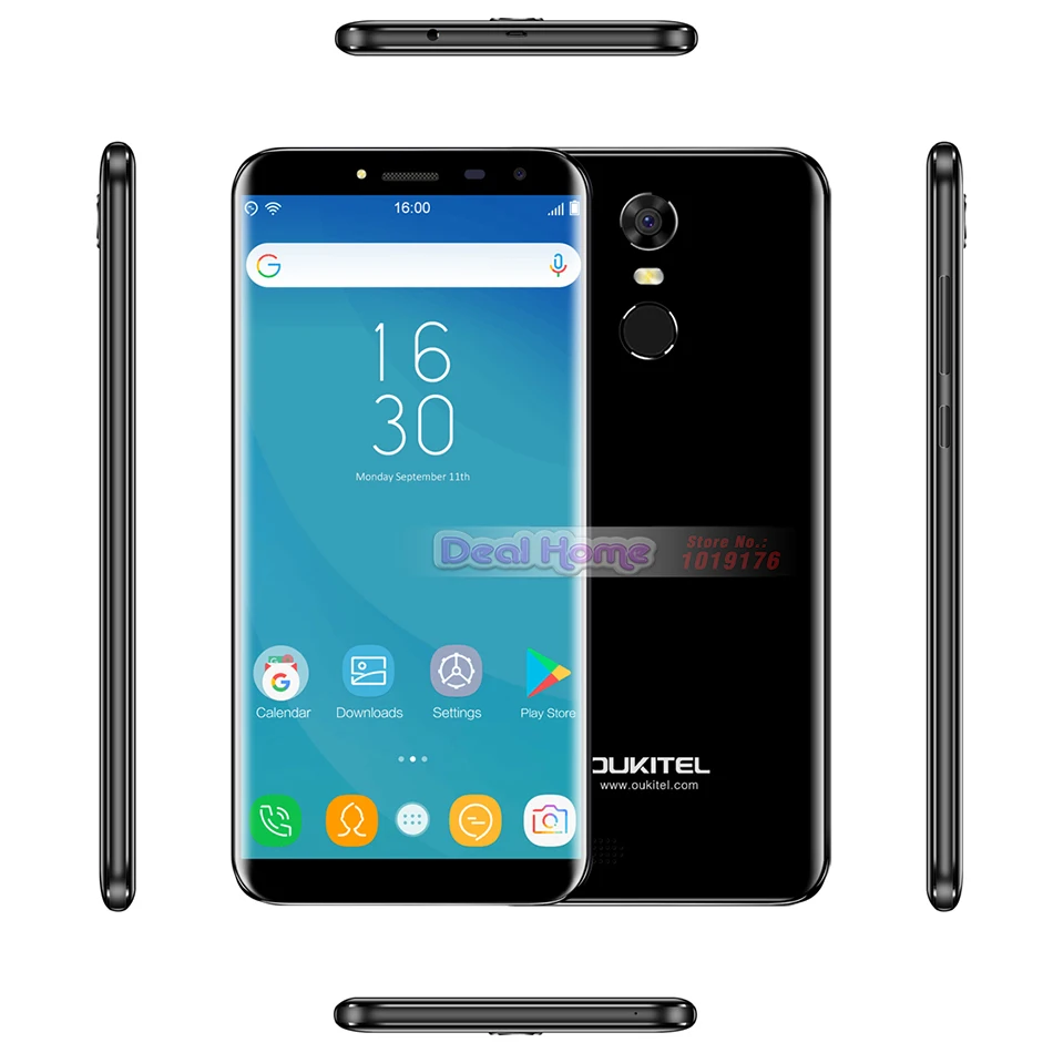 Oukitel C8 соотношением сторон 18:9 Мобильный телефон 5.5 дюймов HD mt6580a 4 ядра 2 ГБ/16 ГБ 13MP