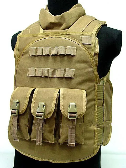 

Airsoft Paintball Tactical Combat Assault Vest Coyote Brown Multicam OD bk MC