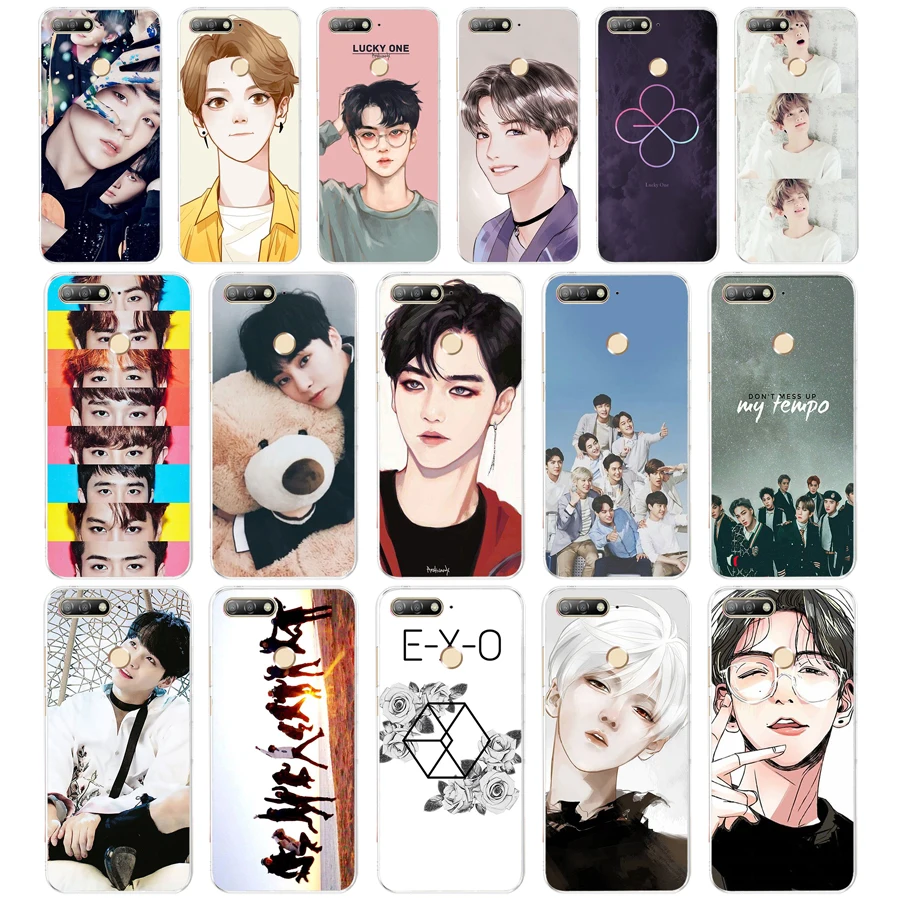 148 ZX Kpop exo Lucky one TPU Мягкий силиконовый чехол для Huawei Honor P8 Lite 2017 7X 8X 7a pro 5 7 дюймов
