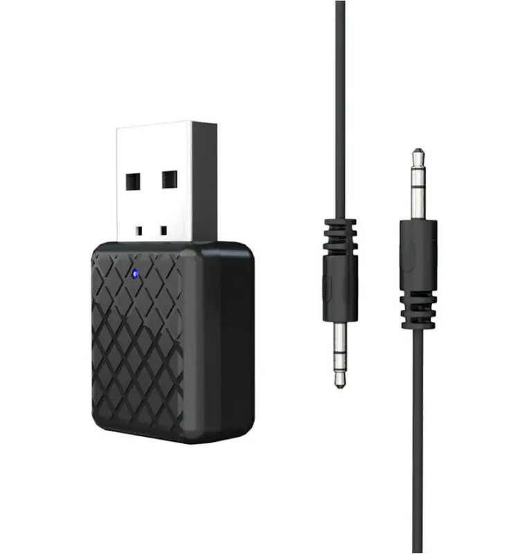 Bluetooth V5 передатчик приемник беспроводной A2DP аудио 3,5 мм разъем Aux адаптер