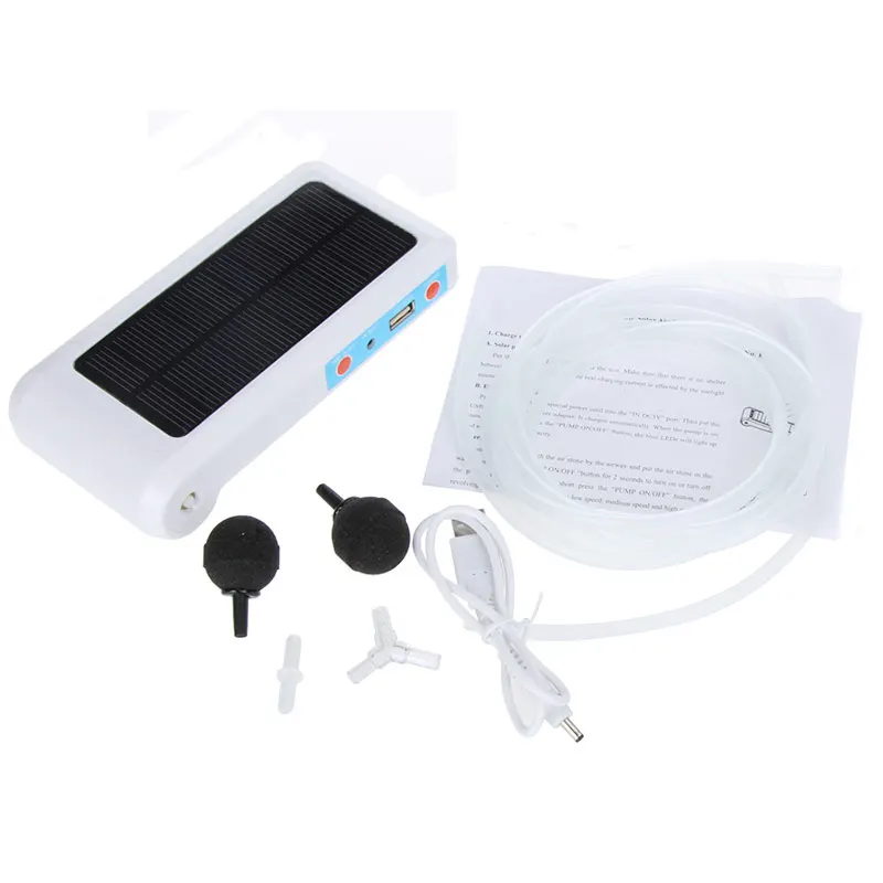 Портативный водонепроницаемый аквариумный воздушный насос 3 В/1 Вт панель