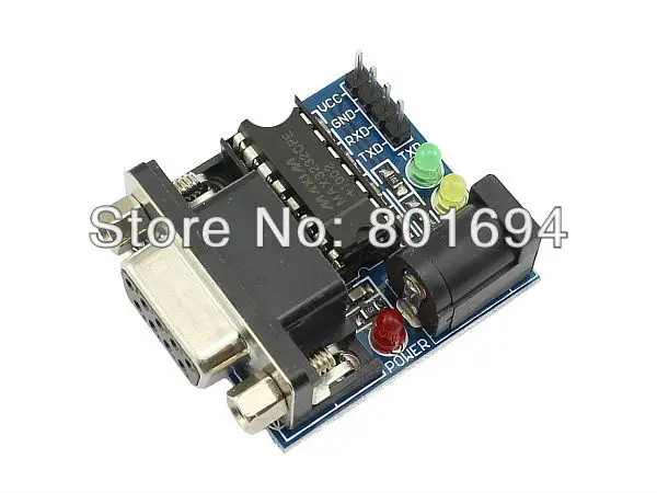 Модуль преобразователя RS232 в TTL встроенный модуль передачи MAX3232CPE с кабелями|chip|chip